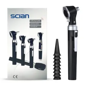 Hs-ot10j Scian Otoscope - Ear Scope With Light Infection Detector Pocket Che