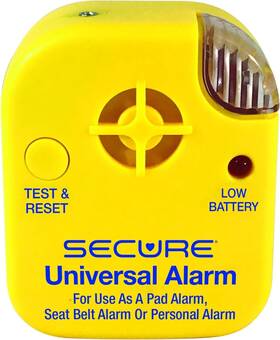 Secure 734122001392 Universal Alarm Monitor For Fall And Wandering Prevention Yellow On
