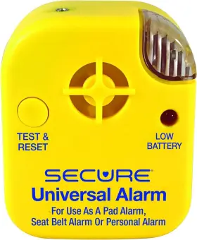 Secure 734122001392 Universal Alarm Monitor For Fall And Wandering Prevention Yellow On Secure 734122001392 Universal Alarm Monitor For Fall And Wandering Prevention Yellow On