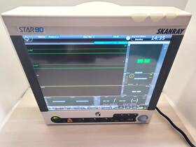 Skanray F3-99-390-0136-37 Star 90 Touchscreen Color Patient Monitor With Printer Module