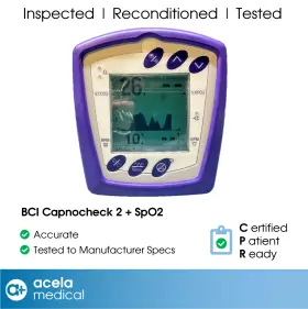 8400r Smiths Medical/bci Capnocheck Ii 8400 Hand-held Capnograph Oximeter Refurbished
