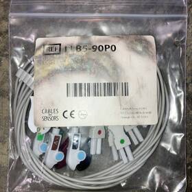 Spacelabs 700-0006-18 New Llb5-90p0 Compatible Ecg Leadwire. 5 Leads Pinch/grabber