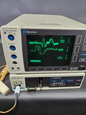 90603a-11 Spacelabs Bedside Monitor With 90651-a Printer