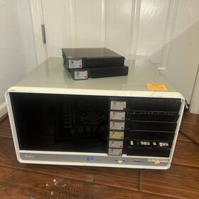 Spacelabs Alpha-14 Alpha 14 Model 3206 Central Telemetry Monitor 2 Cards Power On