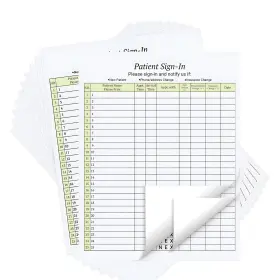 Pa-003 Suituts 125 Patient Sign In Sheets Hipaa Compliant 3 Part Carbonless I