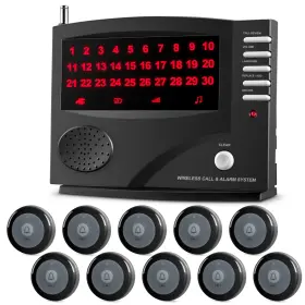 Q034g-f007b Synlett Wireless Calling System Nurse Call Caregiver Pager For Restaurant Cl Inch Q034g-f007b Synlett Wireless Calling System Nurse Call Caregiver Pager For Restaurant Cl Inch