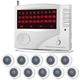 Synlett Q034g-f007w Wireless Calling System Caregiver Pager For Nurses Station 10 Waterproof Ca