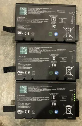 Ref989803199221 Totex U80221-4 Lot Of 3 Li-ion Battery 11.1v 7.8ah 86.6wh Tested Ref989803199221 Totex U80221-4 Lot Of 3 Li-ion Battery 11.1v 7.8ah 86.6wh Tested