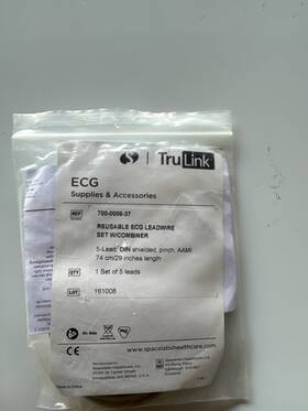 Trulink 700-0006-37 Reusable Ecg Leadwire Set With Combiner