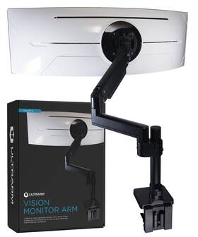 Ultrarm Ma20p-s Heavy Duty Monitor Arm For Ultrawide Monitors Up To 57 Inch And 44 Lbs S