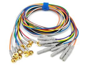 Valuegist 764470316312 Eeg Gold Cup Electrodes 59 Inch Multicolor Cables Din 1.5mm Plug Electroen