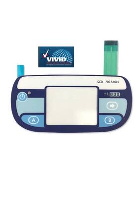 Vivid Medical Source 1029095 Membrane Switch Pane Compatible For Covidien Kendall Scd 700