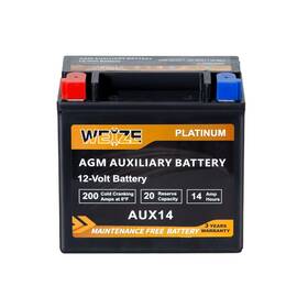 Weize Bab-0073a Aux14 Agm Auxiliary Battery 36 Months Warranty 200cca Bci Group 400