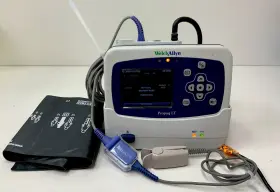 007-0163-00 Welch Allyn Propaq Lt With Accessories Bp Cuff And Finger Sensor Sp02