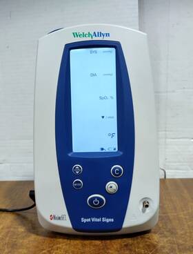 Welch Allyn 42mtb D392.043 Model Pat No. Masimo Set Spot Vital Signs Monitor