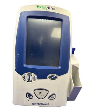 Welch Allyn 45oto Lxi Spot Vital Signs Blood Pressure Monitor Unit Powers On