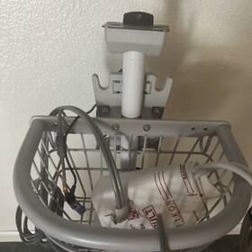 Welch Allyn 45xxx Vital Signs Monitor Rolling Mobile Stand Spot Lxi 45nto