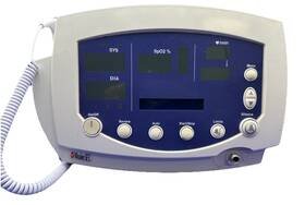 Welch Allyn 53st0 Monitor With Temp Probe Masimo Sp02