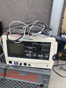 Welch Allyn 62000 Series Patient Monitor With Cables Untested