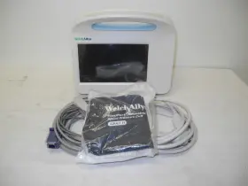68nxex Welch Allyn 6800 Vsm New Battery And Bp Cuff Finger Pwr Cord Etc