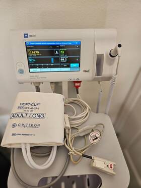 Welch Allyn 91 75mt Connex Spot Monitor Masimo Spo2 Nibp Temp And Rolling Stand