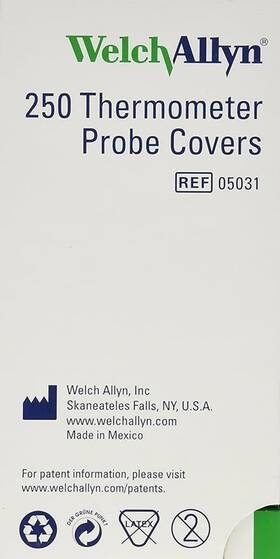 Welch Allyn Wla-05031-750 Oral Disposable Probe Covers For Suretemp Plus 692 And 690 Case Of