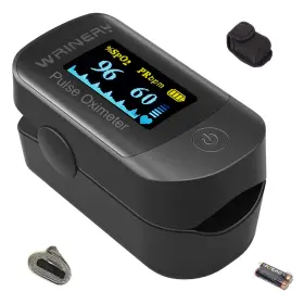 Wrinery 823717446288 Blood Oxygen Saturation Monitor Pulse Oximeter Fingertip Oled Portable Oxyg
