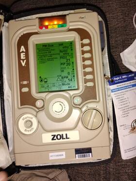 Zoll 800-0emv-00 Impact Emv Patient Monitor 731 Series Ventilator