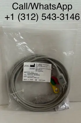 8000-0026 Zoll Part # - 3-lead Ecg Cable For Montior R Series X 8000-0026 Zoll Part # - 3-lead Ecg Cable For Montior R Series X