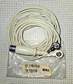 Zoll 95000522 5-lead Snap-on Ecg Ekg Cable 9500-0522 6-pin Connector E R M Series