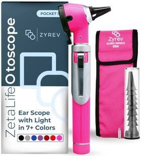 Zyrev Zy-6120 Zetalife Otoscope - Ear Scope With Light Ear-infection Detector Pocke