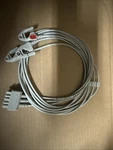 Ge Ecg Leadwire Set, 3-LEAD, Grabber, Aha, 130 CM/51 In. Item No. 2106390-002 New. Price: $150.00.