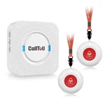 Calltou Elderly Monitoring 2 Buttons + 1 Receiver, White New. Price: $51.99.