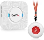 Calltou Wireless Caregiver Pager Nurse Alert System 500FT Range Waterproof Butto New. Price: $40.99.