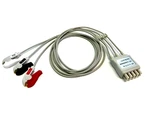 Ge Marquette Compatible Ecg Leadwires, 3 Leads Grabber Aha, Pn 412682-001 New. Price: $45.00.