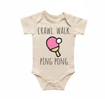 Table Tennis Newborn Baby Onesie Bodysuit. Price: $24.99.