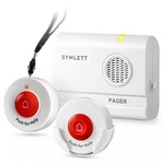 Synlett Caregiver Pager Wireless Call Buttons For Elderly Monitoring Sos Alert New. Price: $24.99.