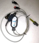 Sotera Visi Mobile Lead Chest Sensor Cable 93-10015 (041626) Used. Price: $30.00.