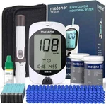 New Metene TD-4116 Blood Glucose Monitor / 100 Strips Lancets Complete Kit. Price: $24.75.