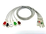 Spacelabs Compatible Din Style Ecg LEADWIRE,5 Lead, Snap, Pn 012-0605-00, 3 Ft New. Price: $25.00.