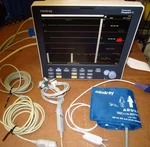 Mindray Passport V Patient Monitor Ecg Nellcor SPO2 Nibp Printer Recorder Used. Price: $495.00.