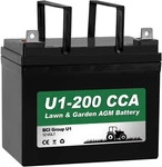 Garden Agm Battery, 12V 200CCA Bci Group U1 Sla Starting For Lawn, New. Price: $125.99.