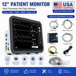 12-INCH Patient Vital Signs Monitor Multi-parameter ECG/NIBP/TEMP/RESP/SPO2/PR New. Price: $469.00.