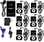 Exmax ATG-100T Wireless Tour Guide System (1 Transmitter 6 Receivers) Open. Price: $124.95.