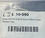 Datex Ohmeda Compatible S110-090 SP02 Sensor Cables Pediatric, Pin End New. Price: $49.00.