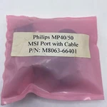 Philips Intellivue MP40 /MP50 M8063-66401 Msi Port With Cable Used. Price: $26.32.