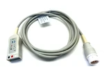 Philips M1669A Compatible Ecg Trunk Cable, 3 Lead, 12 Pin Connector, 2.5 New. Price: $35.00.