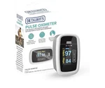 Dr. Talbot's Pulse Oximeter With Lanyard And Travel Pouch, White Gray Open. Price: $9.99.