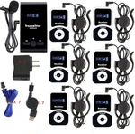 Exmax ATG-100T 195MHZ Wireless Tour Guide System Headsets Voice Transmission ... New. Price: $279.86.
