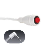 Crest Healthcare Supply White Econocall Cord 12' 1/4" Phone Plug 7700W-12 New. Price: $24.50.